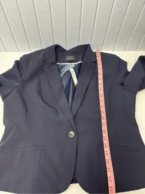 Worthington Women's‎ Navy Single-Button Blazer Size XL NEW thumbnail 9