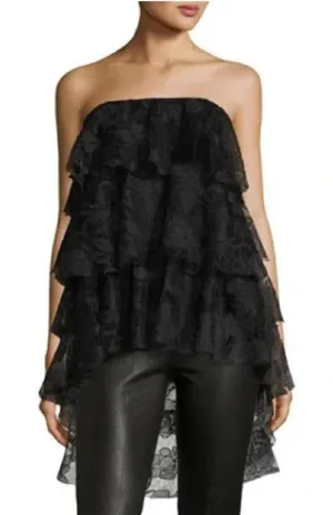 Sachin‎ & Babi Black Lace NASHIK TOP Size 14 thumbnail 1