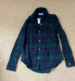 Green Flannel Old Navy thumbnail 1