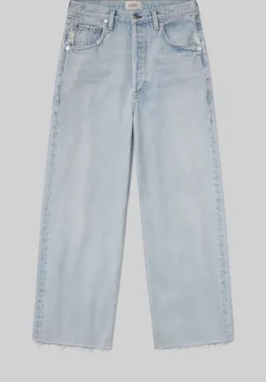 NWOT Citizens of Humanity Ayla wide leg jeans Sailor 25 thumbnail 1