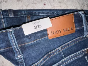 Judy Blue high waist straight leg size 3 waist 26 denim jeans thumbnail 4