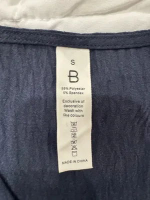 Boutique Navy Blouse thumbnail 2