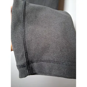 Soybu Charcoal Gray Fleece Lined Athleisure Leggings Zipper Pockets Soft Size M thumbnail 4
