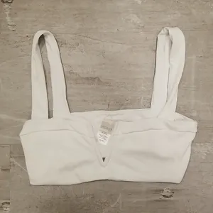 💕L*SPACE💕 Ribbed Lee Lee Bikini Top ~ White Medium NWT thumbnail 15