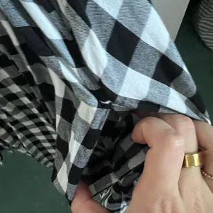 Old Navy Black and White Checkered women’s Dress thumbnail 5