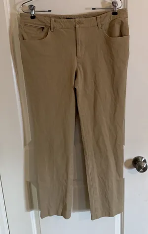 Lauren Ralph Lauren Women's Khaki Stretch Jeans Size 12 thumbnail 1