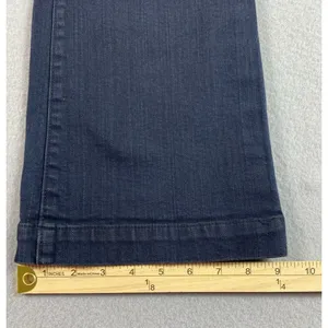 GAP Jeans Womens 30x31 Black Long and Lean Flare Boot Tag Size 6A thumbnail 6