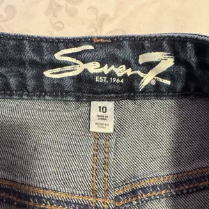 Seven 7 Slim Straight Jeans dark wash women’s‎ size 10 denim pants thumbnail 4