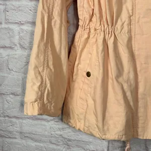 LOFT Women's Medium Peach Lightweight Utility Jacket thumbnail 3