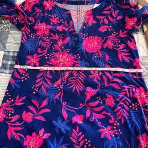 Lilly Pulitzer Cath 3/4 Sleeve Dress M NWT Never Ending Summer 100% cotton thumbnail 10