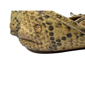 7 Ballet Flats UGG Lena Exotic Natural Snake Skin Print Leather thumbnail 3