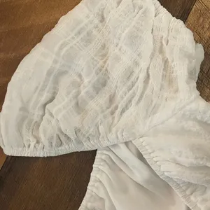 Petal & Pup Puff Sleeve Crop Top White thumbnail 6