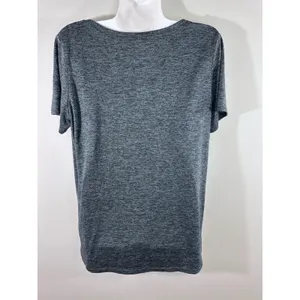 Nike Dri-FIT Training Top Dark Gray Space Dye Heather Women Large Outdoor Casual thumbnail 4