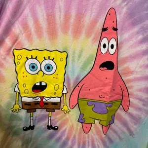 SpongeBob Best Friends Forever tiedye T-shirt size 2XL thumbnail 2