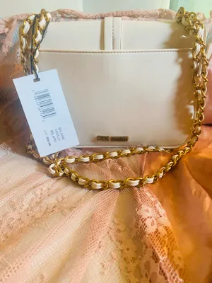 White Steve Madden Shoulder Bag Chain Leather thumbnail 4