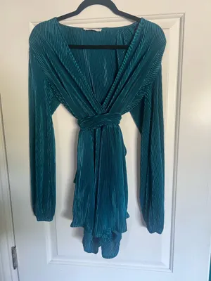 12th Tribe Teal Romper thumbnail 2