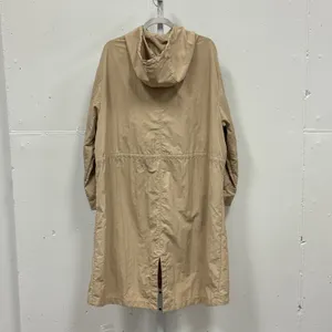 Zara Water Repellent Parka Tan Khaki Longline Hooded Utility Jacket 0518/046/710 thumbnail 3