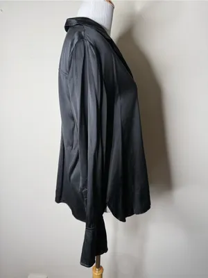 Banana Republic Black Silk Blouse thumbnail 4
