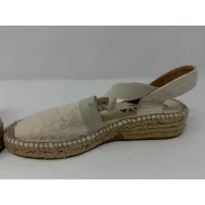 Viscata Sagaro Lace Espadrille Slingback Flat Cream Womens 37 thumbnail 6
