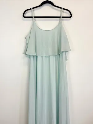 Show Me Your MuMu Light Blue Ruffle Maxi Dress thumbnail 3