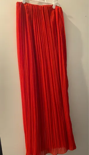 Red Long Skirt  thumbnail 3