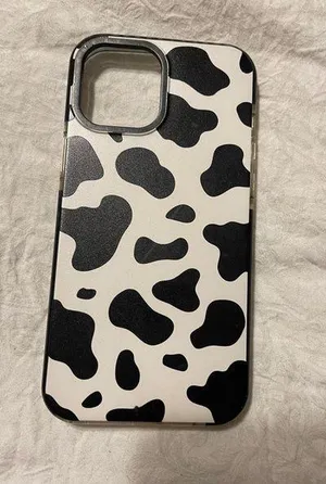 iPhone 12 Pro Max phone case cow print Multiple thumbnail 1