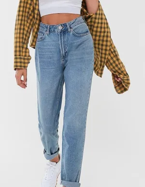 BDG Urban Outfitters High Rise Medium Wash Mom Jeans W27 thumbnail 1