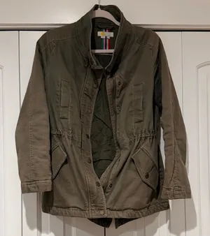 Boden Army Green Kentwell Coat size small‎ thumbnail 1