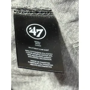 '47 Brand Dallas Cowboys Women's Small Gray Lightweight Hoodie Pullover NFL Logo thumbnail 4