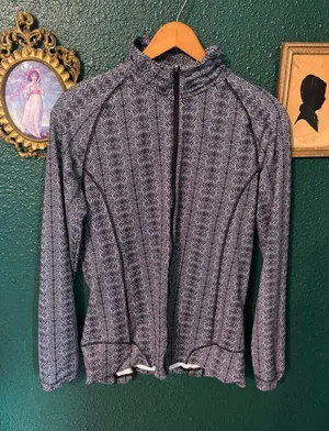 Peter Millar Full Zip Jacket Black Womens Size Large  UPF 50+ Long Sleeve thumbnail 1