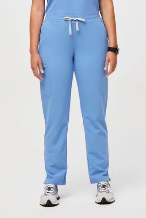 FIGS Yola FIONx Ciel Blue Skinny Scrub Pants thumbnail 1