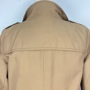 GAP Double Breasted Trench Coat/Raincoat Tan Khaki thumbnail 7