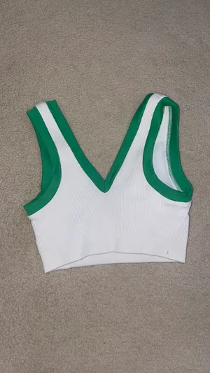 Aerie Offline by Main Squeeze Seamless Plunge Sports Bra thumbnail 3