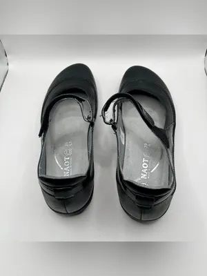 Naot Kirei Mary Jane flats size 39 US 8 black EUC thumbnail 6