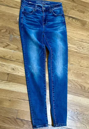 American Eagle Hi-Rise Jeggings, Size 0 thumbnail 1