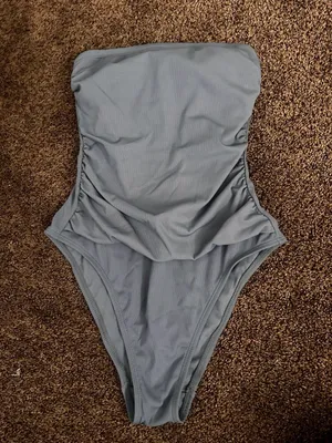 Shade & Shore Strapless Swimsuit Size Small 0520 thumbnail 1