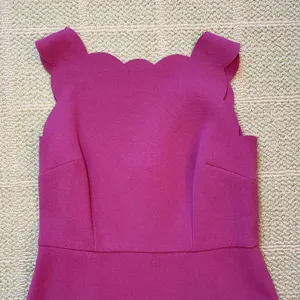 Ann Taylor Loft Pink Scalloped Dress 0P thumbnail 3