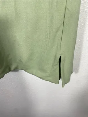 Oh Polly Light Green Square Neck Mini Dress Size Us6 92% Modal 8% Elastane thumbnail 5