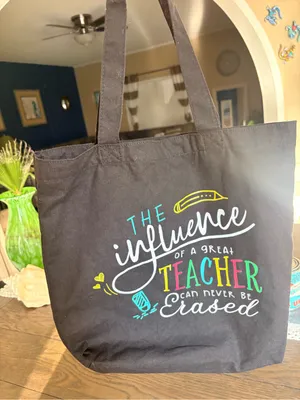 Teacher Influence Graphic Tote thumbnail 12