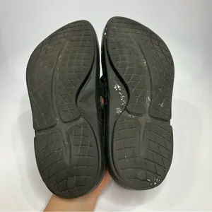 Oofos Ooriginal black sandals flip flops comfort sandals unisex‎ sizing thumbnail 5