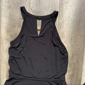 Calvin Klein Long Black Keyhole Maxi Dress XS thumbnail 9