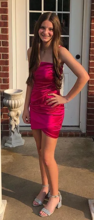PaperMoon Pink Homecoming Dress thumbnail 5