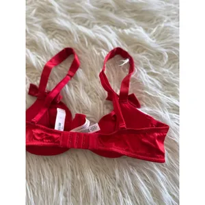 Victoria’s Secret Dream Angels Twinkle Bows Satin Bra Bright Vermillion Small thumbnail 10