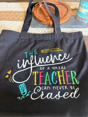 Teacher Influence Graphic Tote thumbnail 10