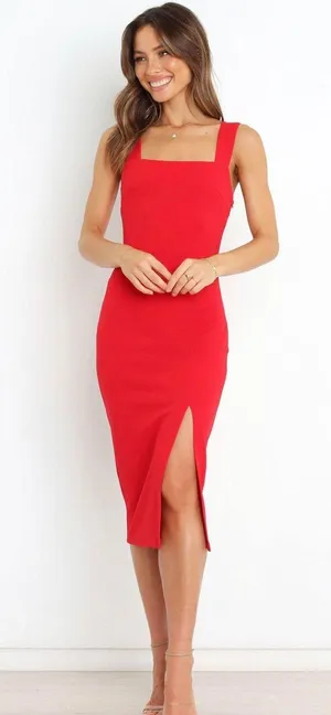 Petal & Pup Hyatt Dress - RED thumbnail 1