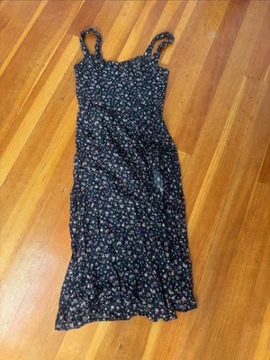 Zara floral print midi dress XS thumbnail 2