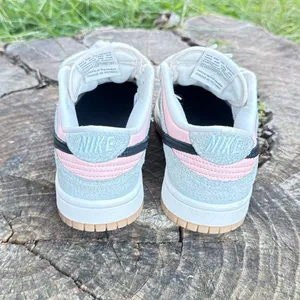 ***Nike Dunk Low Glacier Blue Black Arctic Orange White | HJ7341 474 Women's size 6.5 thumbnail 3