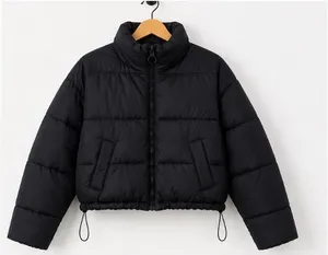 Hollister California Cropped Puffer Jacket – Size Small thumbnail 1