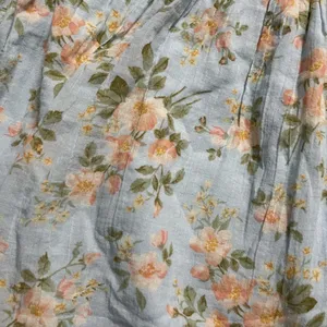 American Eagle blue, peach and green floral mini skirt S thumbnail 4