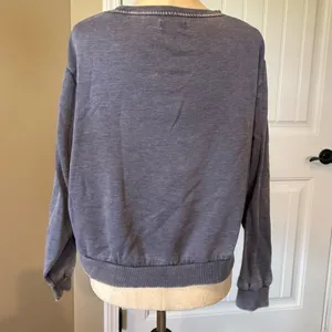 Ripcurl Women's Pullover Sweatshirt Blue Striped‎ Crewneck Casual Size Small thumbnail 2